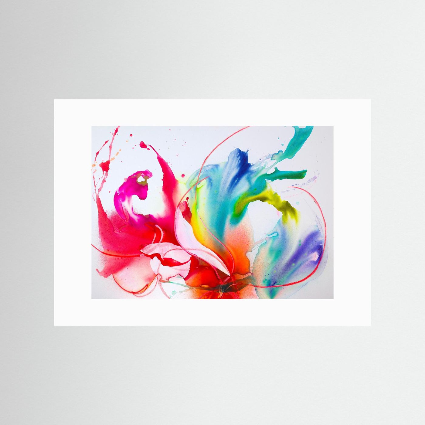 Let there be life fine art paper posteprint