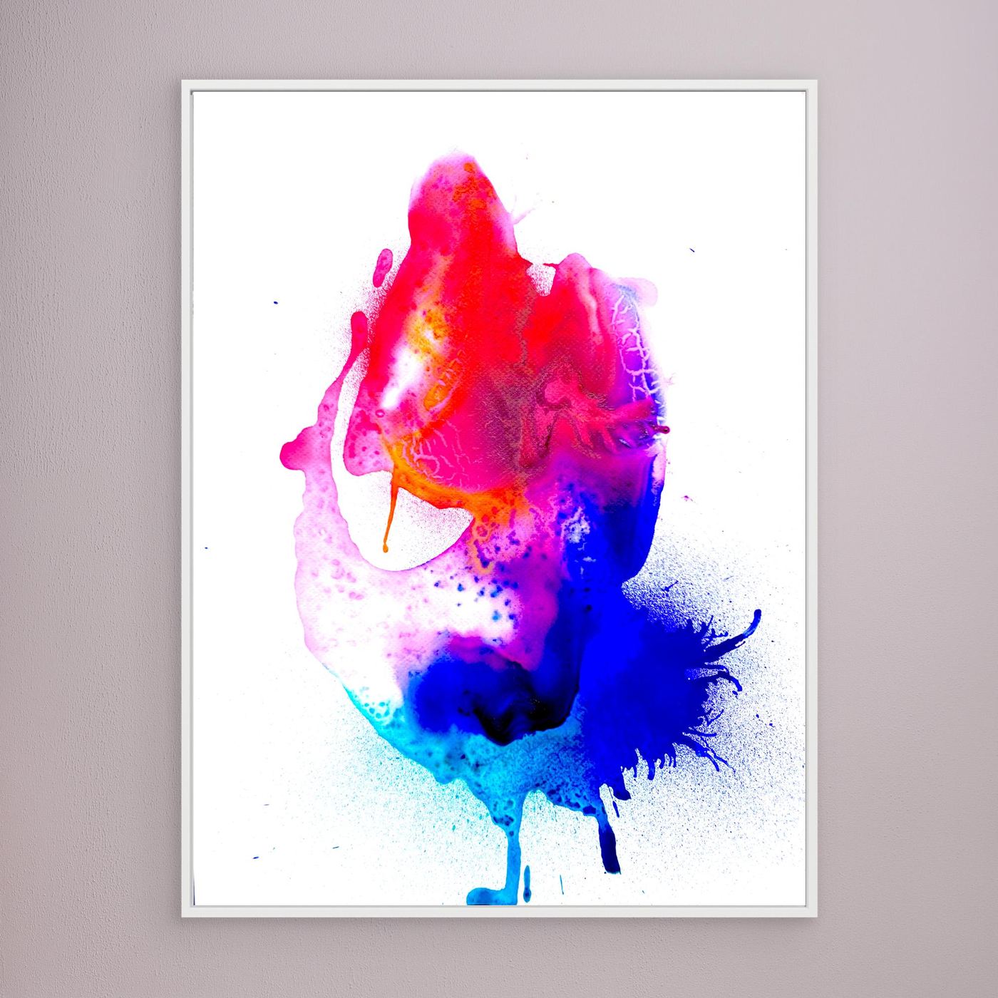 Creatures #2 – Großes abstraktes Leinwandbild | Moderne XXL Canvas Kunst | Farbenfrohes Statement Wall Art