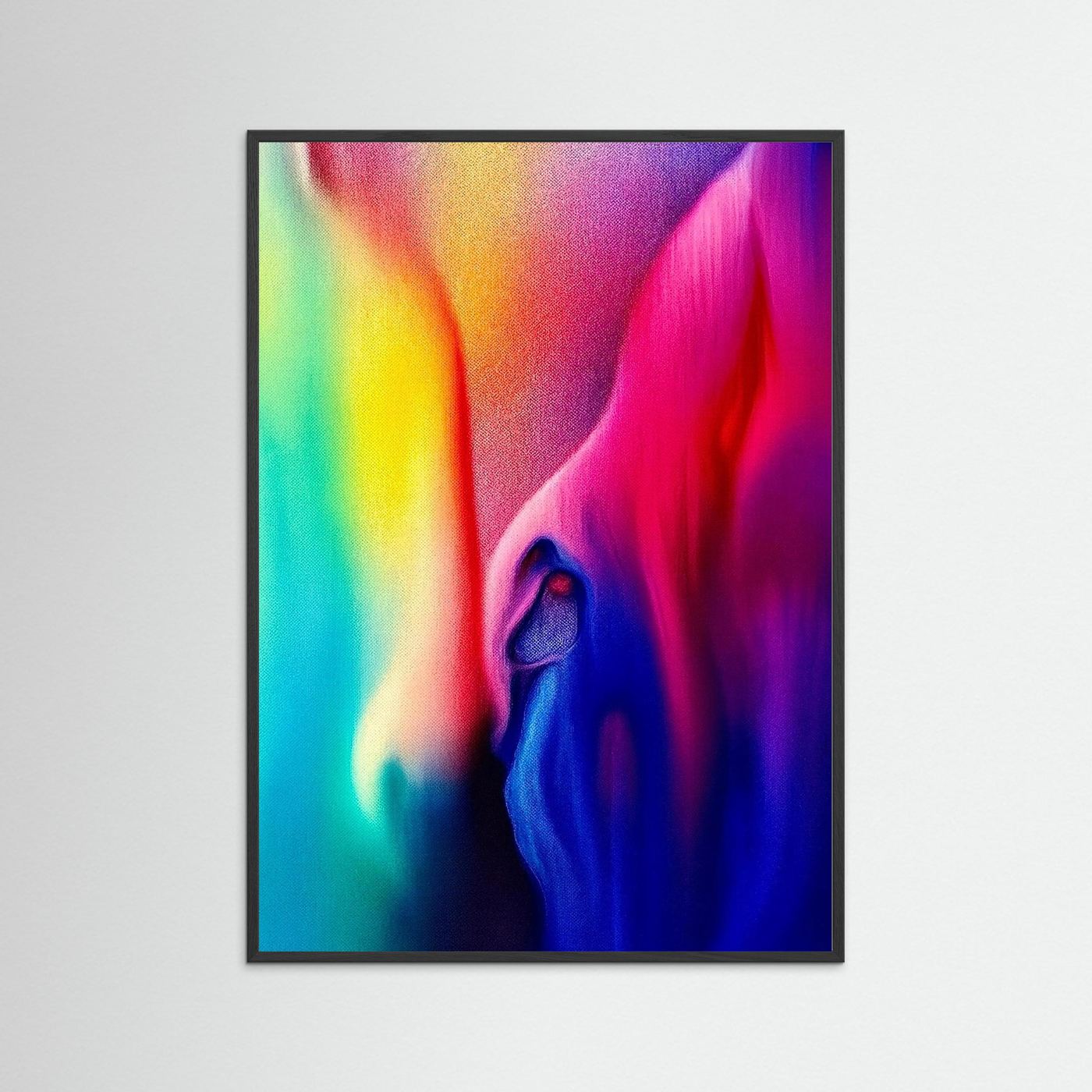 Come Closer – Gerahmter Fine Art Print | Abstrakte moderne Wandkunst | Framed Fine Art Print | Abstract Contemporary Wall Art