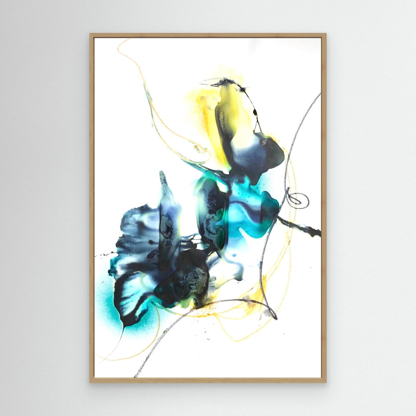 Bird’s Perspectives – Modern Abstract Canvas Wall Art | Contemporary Canvas Print different sizez from Large- Extralarge L-XL Canvas