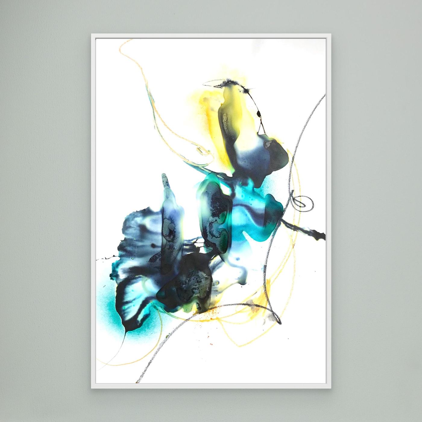 Bird’s Perspectives – Modern Abstract Canvas Wall Art | Contemporary Canvas Print different sizez from Large- Extralarge L-XL Canvas