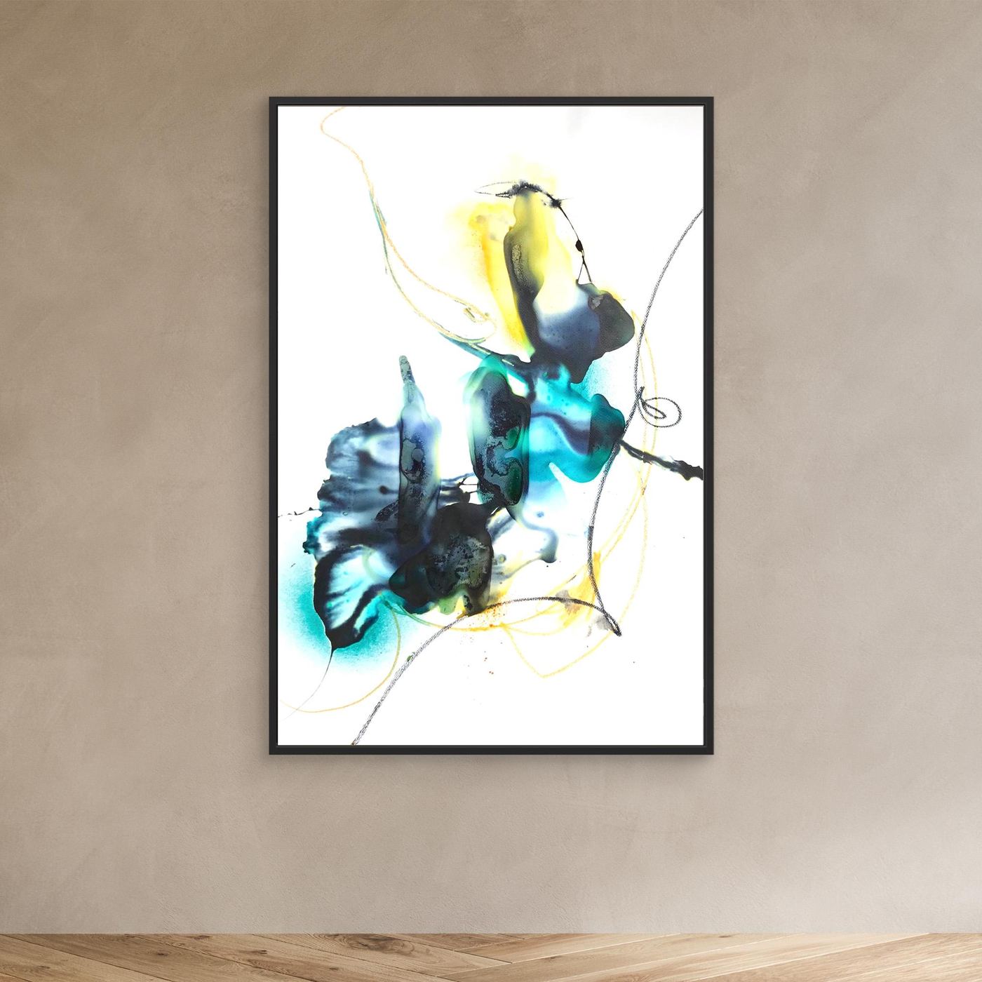Bird’s Perspectives – Modern Abstract Canvas Wall Art | Contemporary Canvas Print different sizez from Small to Medium