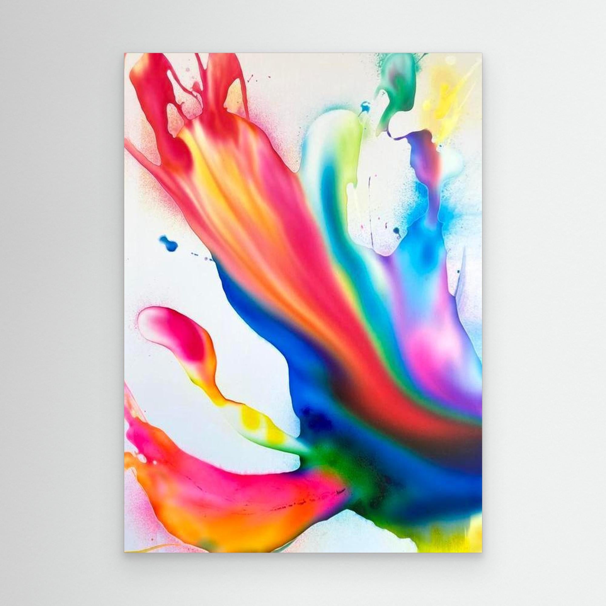  Electric Bloom - Canvas print