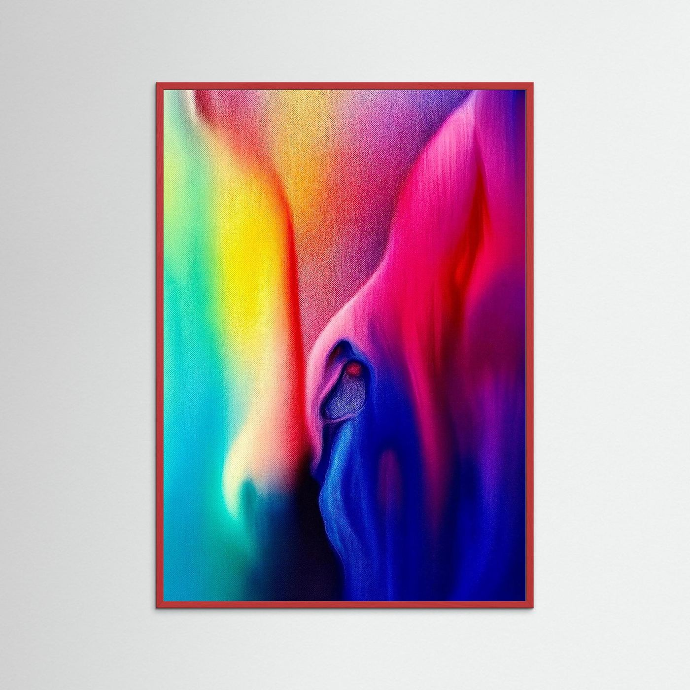  Come Closer – Gerahmter Fine Art Print | Abstrakte moderne Wandkunst | Framed Fine Art Print | Abstract Contemporary Wall Art