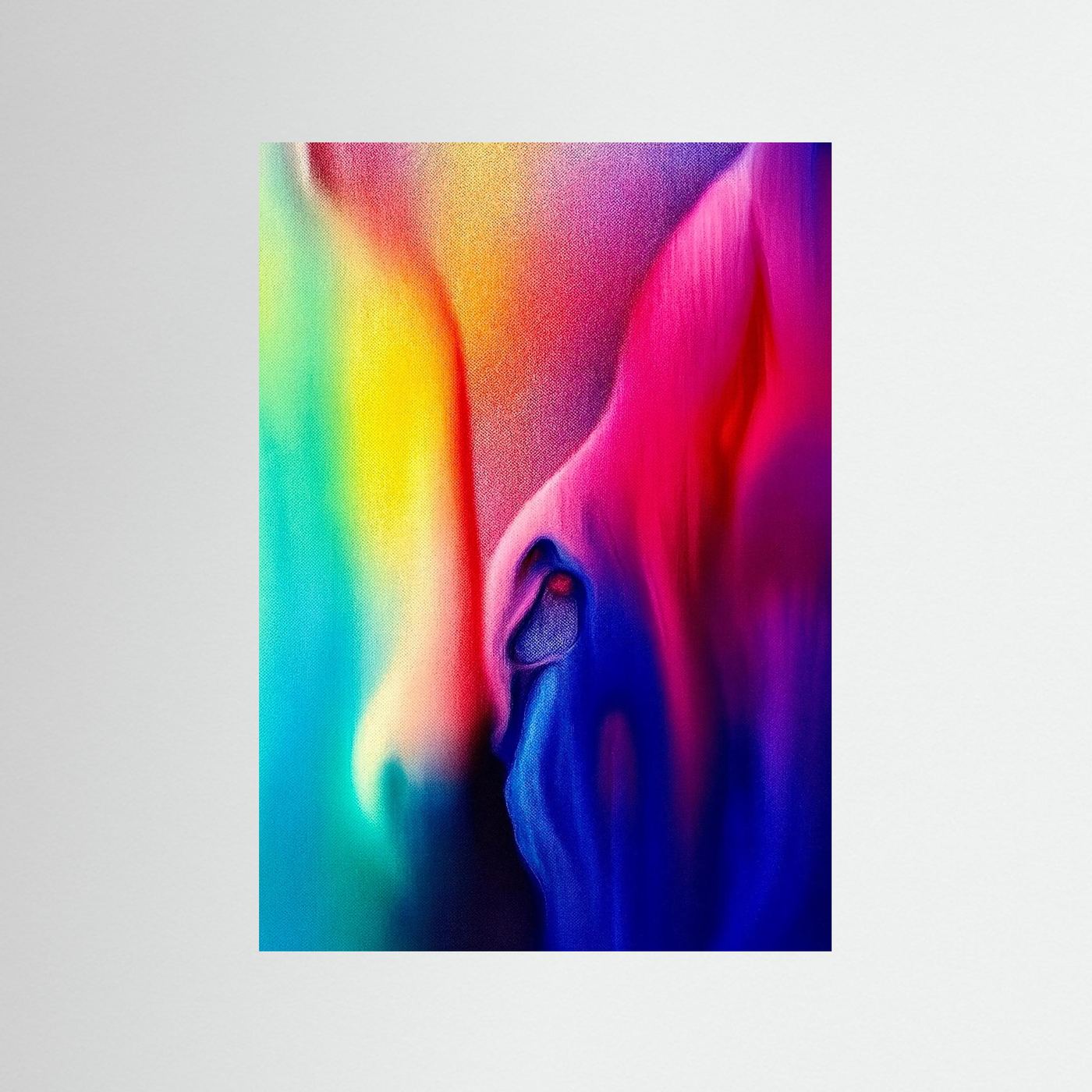  Come Closer – Gerahmter Fine Art Print | Abstrakte moderne Wandkunst | Framed Fine Art Print | Abstract Contemporary Wall Art