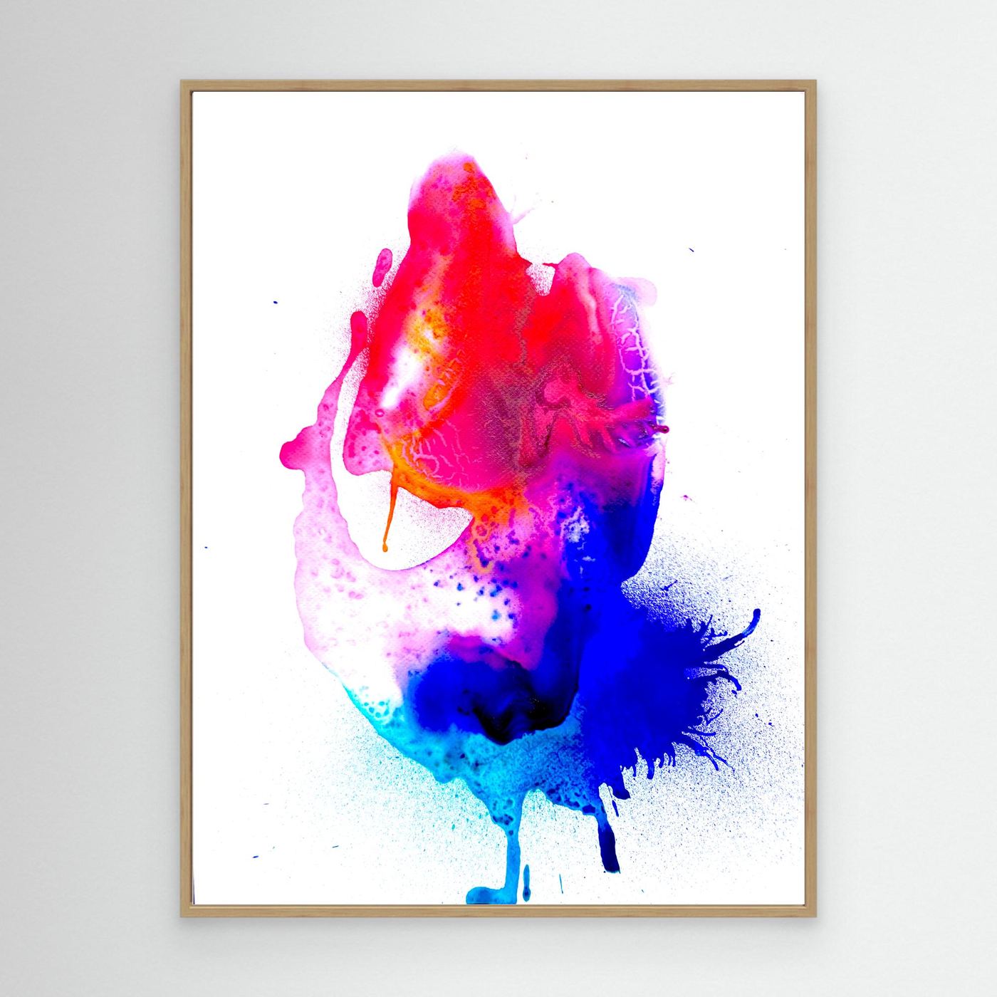 Creatures #2 – Großes abstraktes Leinwandbild | Moderne XXL Canvas Kunst | Farbenfrohes Statement Wall Art