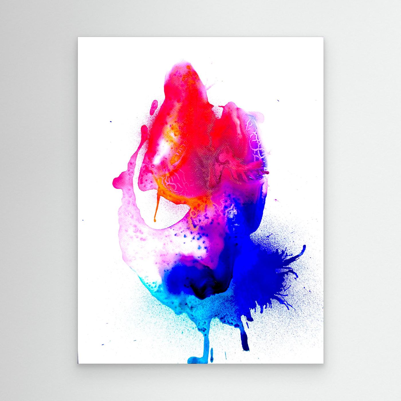 Creatures #2 – Großes abstraktes Leinwandbild | Moderne XXL Canvas Kunst | Farbenfrohes Statement Wall Art